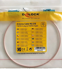 7 x Delock Antenna Cable RG-316 FAKRA Z