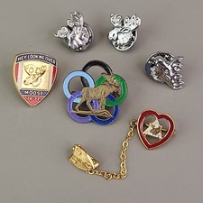 Lapel Pins Lot of 6 Loyal Order of the Moose MFC Olympic Hat Pin Heart