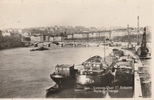 CPSM LYON QUAI ST ANTOINE PONT DU CHANGE