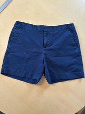 Ralph Lauren Womens Blue Chino Shorts, Size 1...