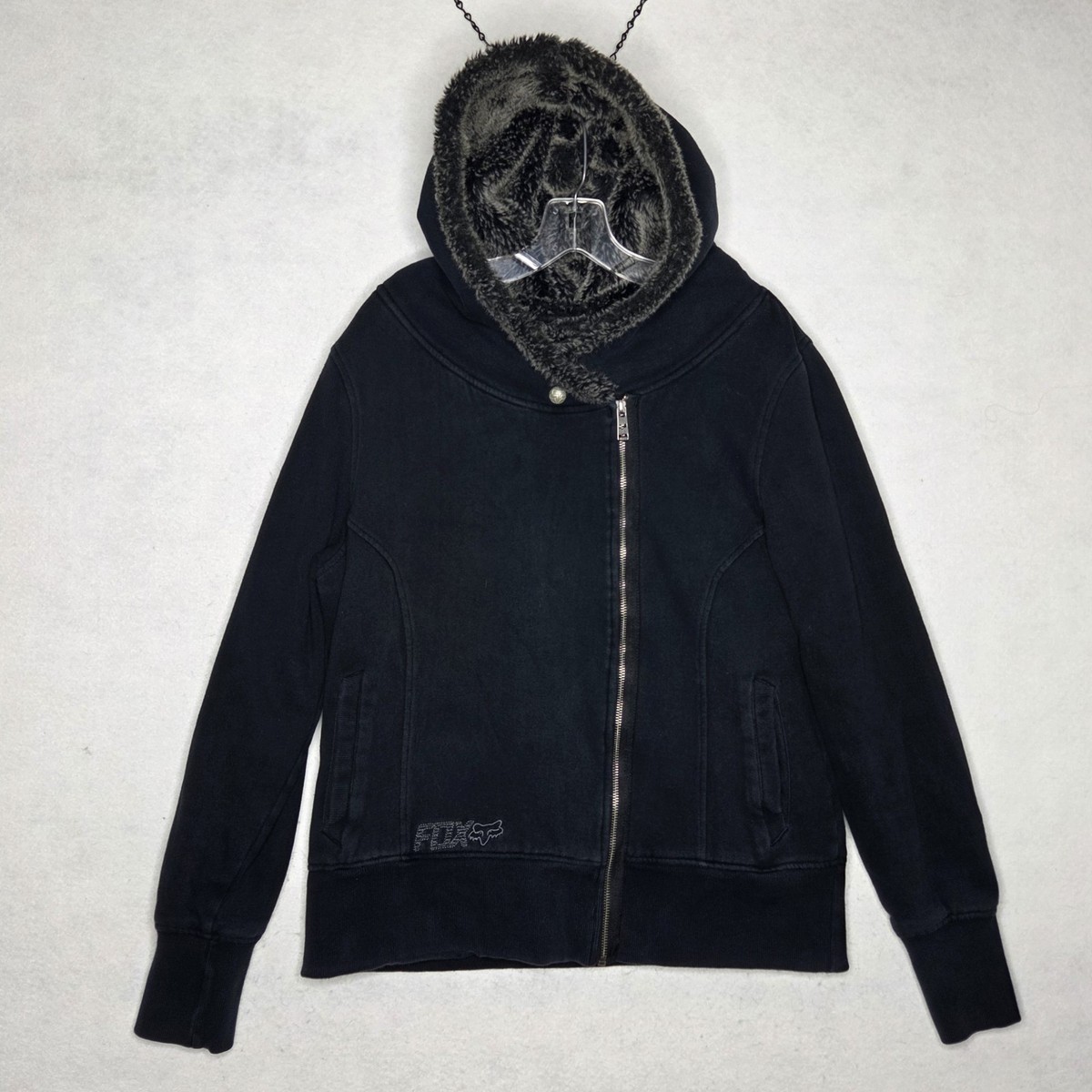 Fox Racing Ultimatum Sasquatch Hoodie Womens XL Faux Fur Motocross