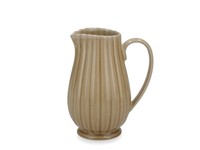 H&H Brocca Lotus Aus Steinzeug Beige 1,08 L