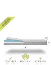 Modera Baby Organic Cotton Mini Crib Mattress 38 x 24 x 3 Brown MOD-MOCM