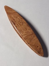 MAPLE BURL BINIL Tatting Shuttle Handmade Frivolite 3-1/4" US SELLER