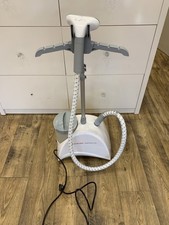 White and Grey Standing Singer Steamworks Pro Steamer for Seamless Steaming