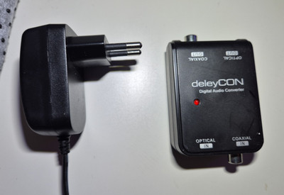 deleyCON MK387 Digital Audio dual Converter.  Optical (Toslink)   ---  Coaxial
