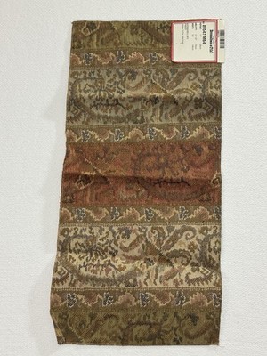 Brunschwig & Fils Kathmandu Linen Paisley Fabric Sample Remnant Showroom Italy