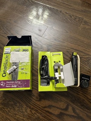 New Open Box Philips Norelco OneBlade Pro 360 Face + Body Electric Shaver