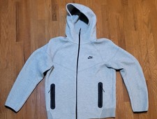 Nike Sportswear Tech Fleece Windrunner Full Zip Hoodie FB7921-063 Size L Gray