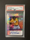 2024 Leaf Vivid Konnor Griffin Autographed Red Crystal 6/8 Graded - Rare Auto