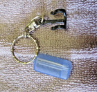 vintage mini skate board wheels storeage case keychain — photo 2