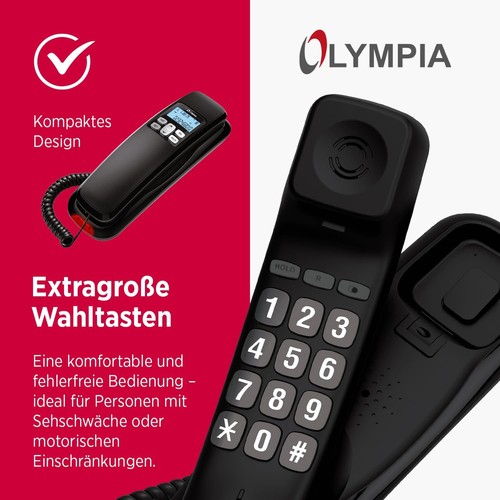`Telefon Olympia 4510, przewodowy' ACC NOWY - Zdjęcie 7 z 10
