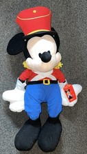 Disney Store Exclusive 2002 Plush Nutcracker Mickey Mouse Large 30"