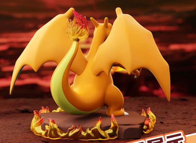 Figurine Pokémon Charizard Avec Attaque Fire Blast – Occasion