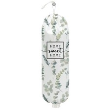 Eucalyptus Leaves Plastic Bag Holder, Wall Mount Grocery Bag Holder for Plast...