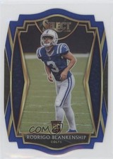 2020 Panini Select Premier Level Blue Prizm Die-Cut Rodrigo Blankenship #175 9b4