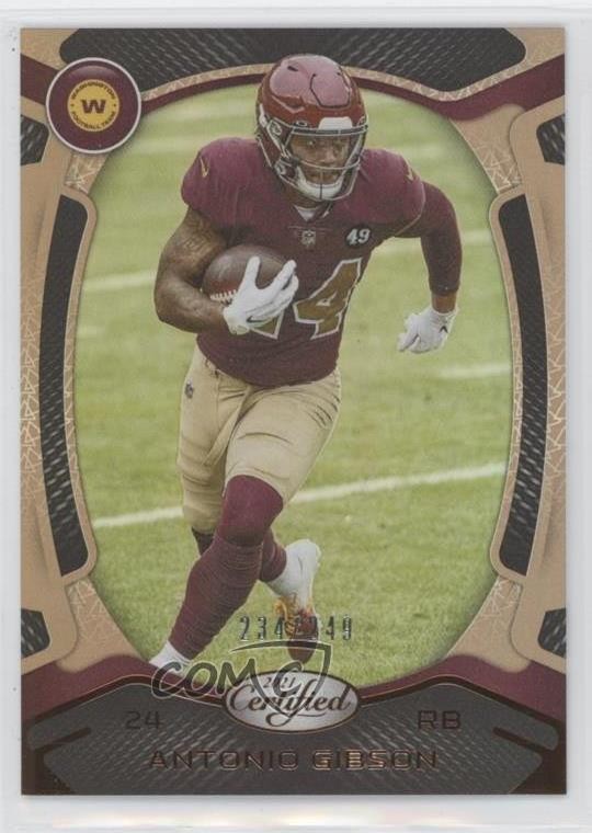 2021 Certified Mirror Bronze 234/249 Antonio Gibson #62 0i1b