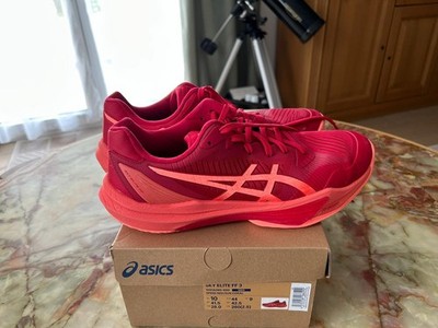 ASICS SKY ELITE FF 3, Gr. 44, Volleyballschuhe, rot, gebraucht. Sportschuhe.