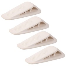 Fursafe Q Rubber Door Stoppers for Bottom of Door, Door Stop Wedge with Holde...