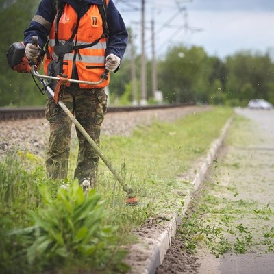 Wire Grass-Cutting Head: 6 Blades, Lithium-ion Battery