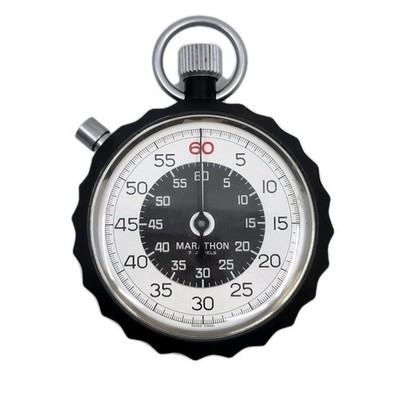 Vintage Working Swiss Marathon 7 Jewels Gallet Stopwatch Gallet MIL-S-14823