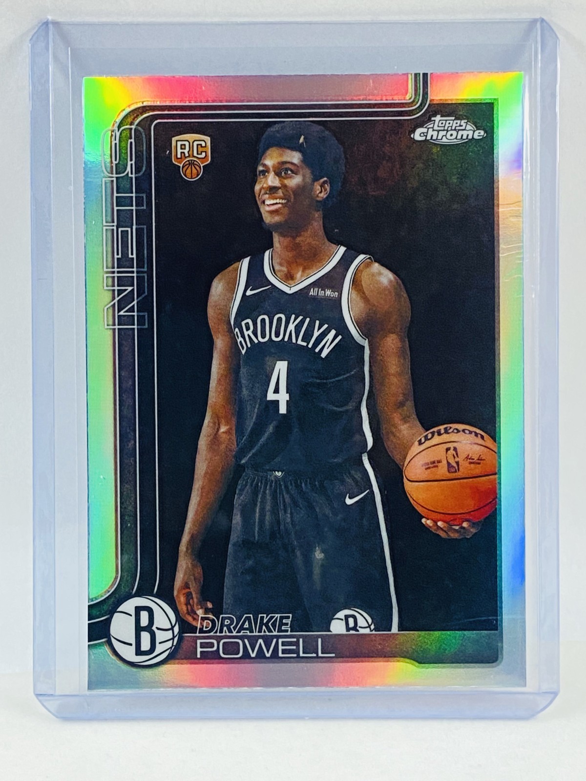 2025-26 Topps Chrome Drake Powell RC Refractor 272