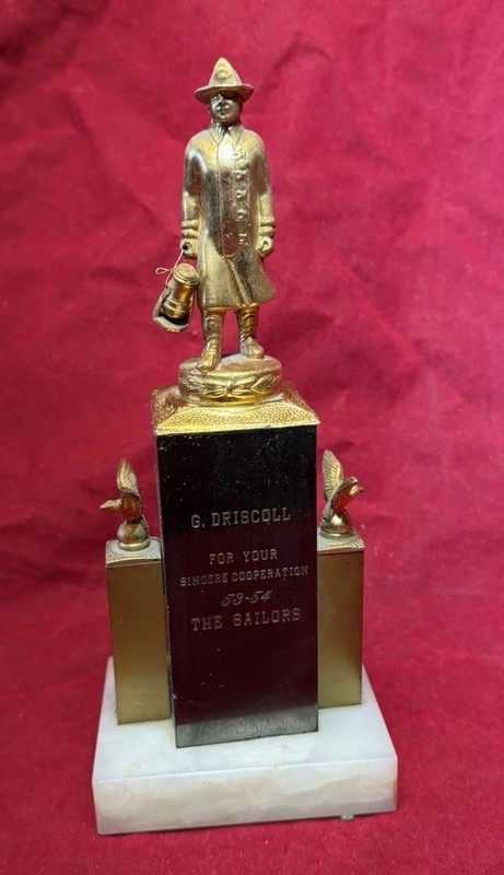Vintage Firefighter Trophy 1950’s From “The Sailors”