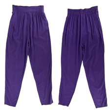90s purple pleated rayon pants 1990s vintage