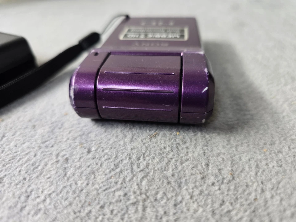 Sony MHS-PM1 HD Webbie Autograbación Ciruela Púrpura con Cargador ● LEER Foto 4 de 4