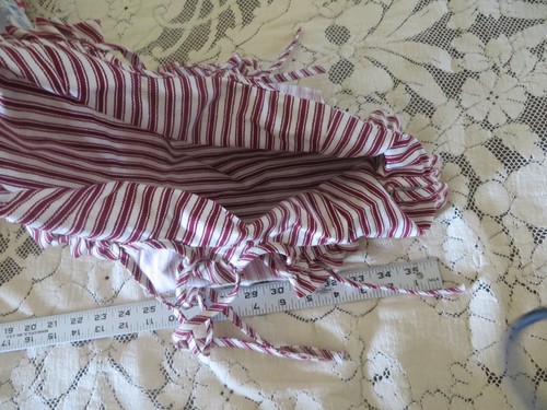 LONGABERGER BASKET liners arcos Varios 8 piezas de panadería que sirven + raya roja a cuadros - Imagen 5 de 8