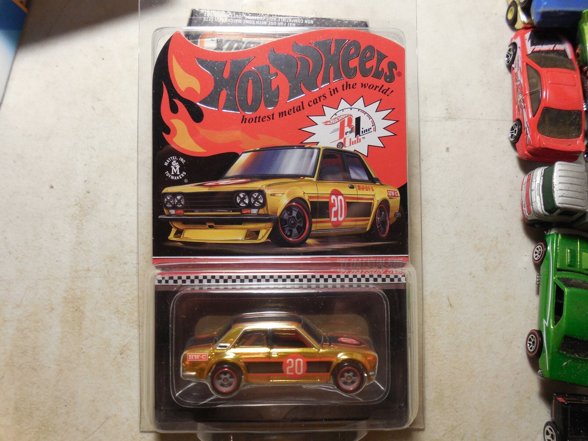 Hot Wheels '71 Datsun 510 LOT 3 RLC EXCLUSIVE TEAM TRANSPORT BRE 5