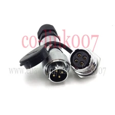 4PIN Waterproof Connector, WS20 IP67 Industrial Aviation Electric Auto Connector
