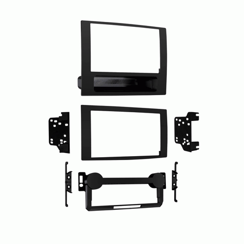 07 08 JEEP DODGE COMPASS CALIBER PATRIOT DOUBLE DIN  CAR STEREO INSTALLATION KIT - Picture 2 of 3