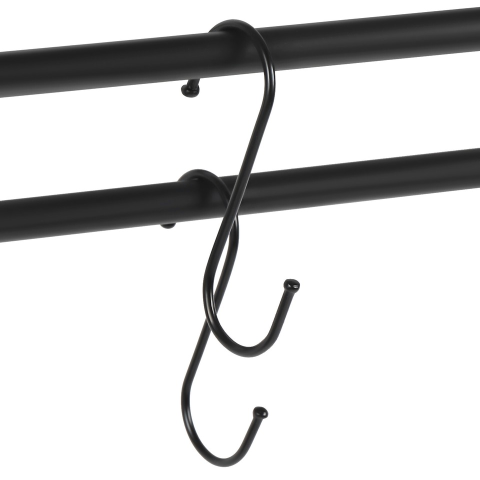 Pot & Pan Rack Kitchen Wall Mounted Storage Shelf Cookware Pan Pot Organizer Rack with ...