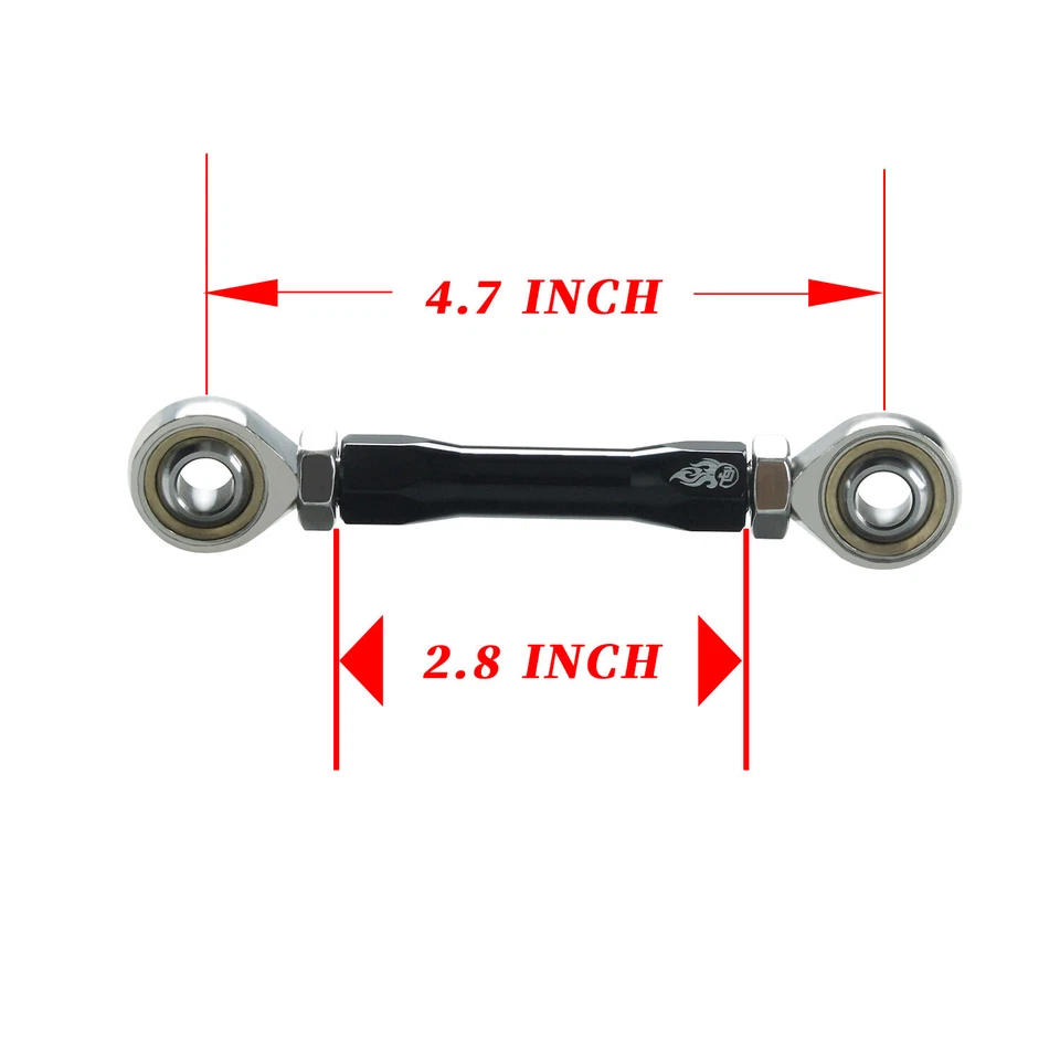 Black Engine Mount Stabilizer Linkage for Harley Touring Street Road Glide FLHTK Foto 2 de 4