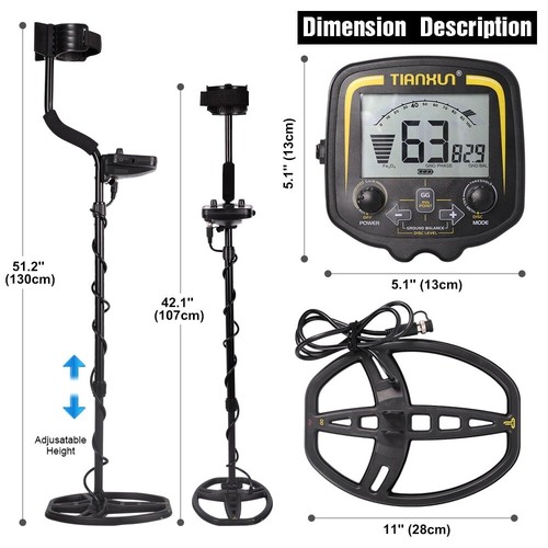 Professional Metal Detector Treasure Hunter Pinpointer with LCD Screen - Picture 3 of 12