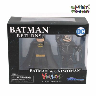 Vinimates Batman Returns Movie Batman & Catwoman Vinyl Figure (Keaton, Pfeiffer)