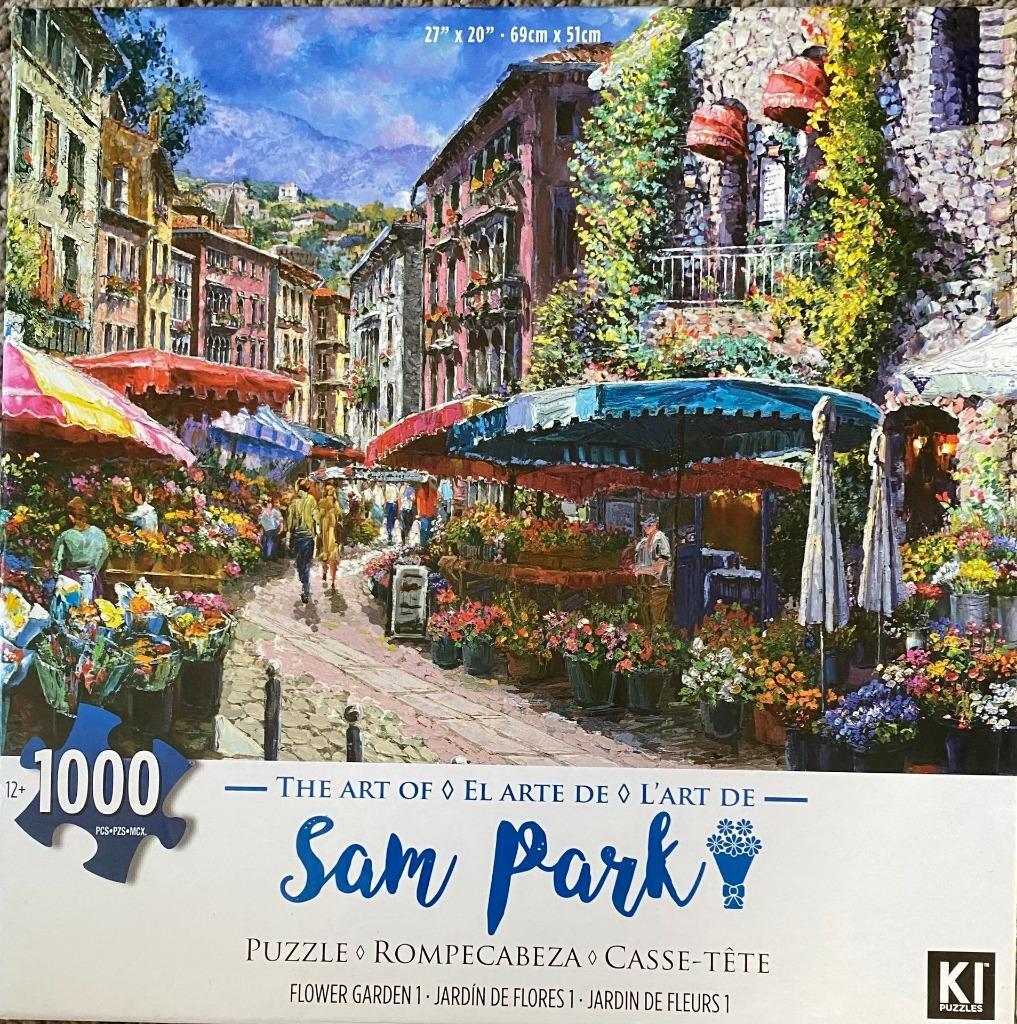 Flower jigsaw puzzle 2個セット お花パズル