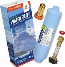 In-line RV Water Filter System - Pressure Regulator - Travel Traile...