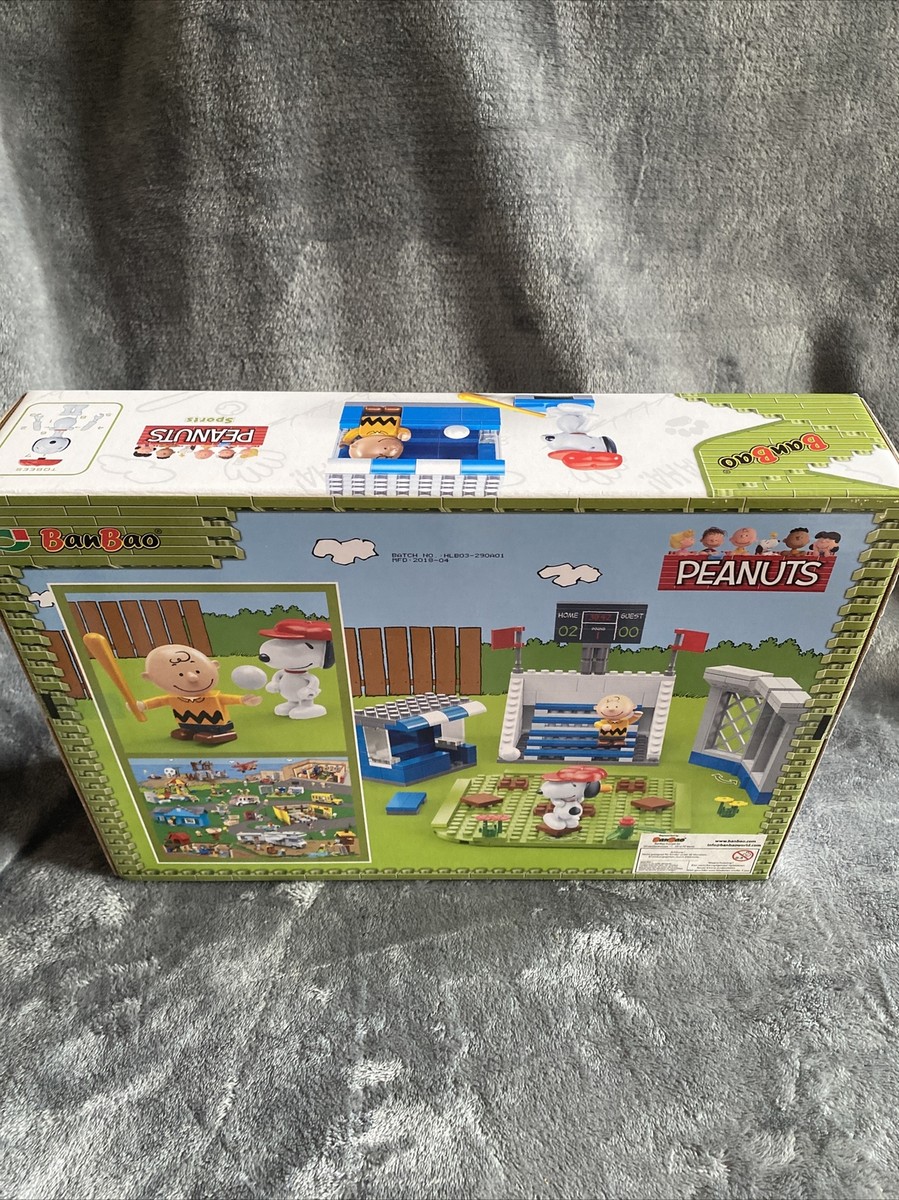 BanBao Snoopy Charlie Brown Peanuts Sports Building Block Set