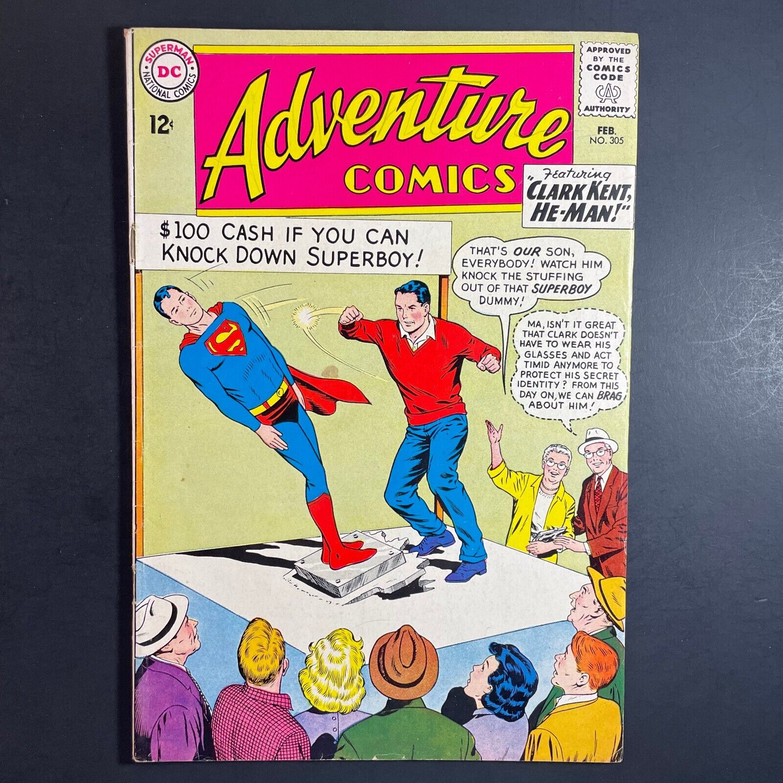 Adventure Comics 305 Silver Age DC 1963 Superboy Legion comic Curt Swan cover