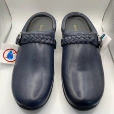 David Tate Women’s NWT Leather Clog Mules Slip On Comfortable Waterproof  8.5