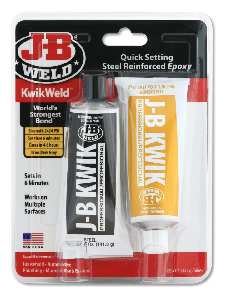 JB WELD JB-WELD KWIKWELD PROFESSIONAL LARGE SIZE STEEL REINFORCED EPOXY