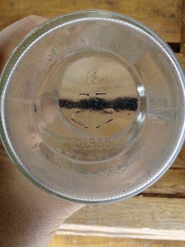 1985 Anchor Hocking Statue of Liberty Centennial Clear Glass Mug Stein - Picture 5 of 5