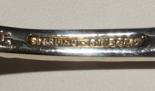 Stieff Rose Sterling Silver Teaspoons Monogramed HWF 7-Spoons Available - Picture 6 of 12