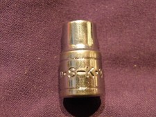 S-K 1/4" Drive, 6 Point, 9/32 Shallow Socket. 40909 Very Good Cond. USA Made.