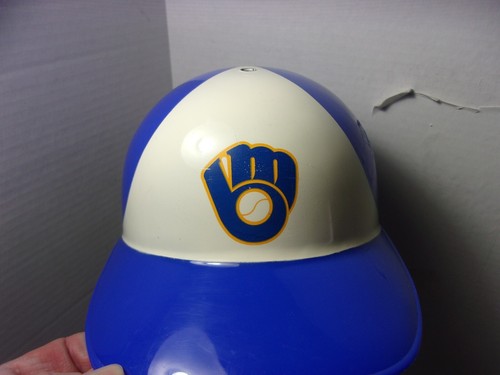 Milwaukee Brewers Plastic Baseball Helmet Vintage Cap Sports Replica - Imagen 8 de 8