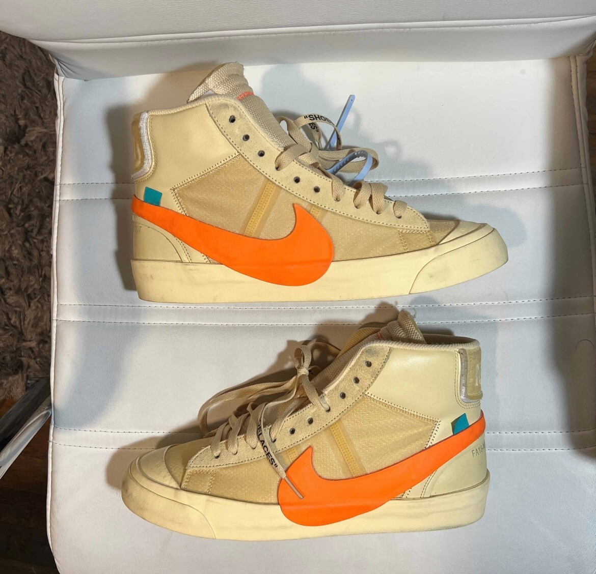 OFF WHITE X NIKE Taglia 10 5 Nike Off White x Blazer Mid All Hallows Eve