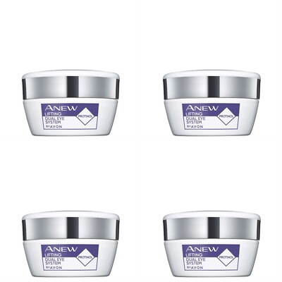4 x Avon Anew Lifting Dual Eye System with Protinol 20 ml / 0.66 fl oz  SET !