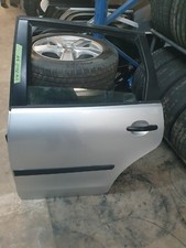 VW Polo 9N Bj .2006 Tür Hinten Links Silber mit Scheibe